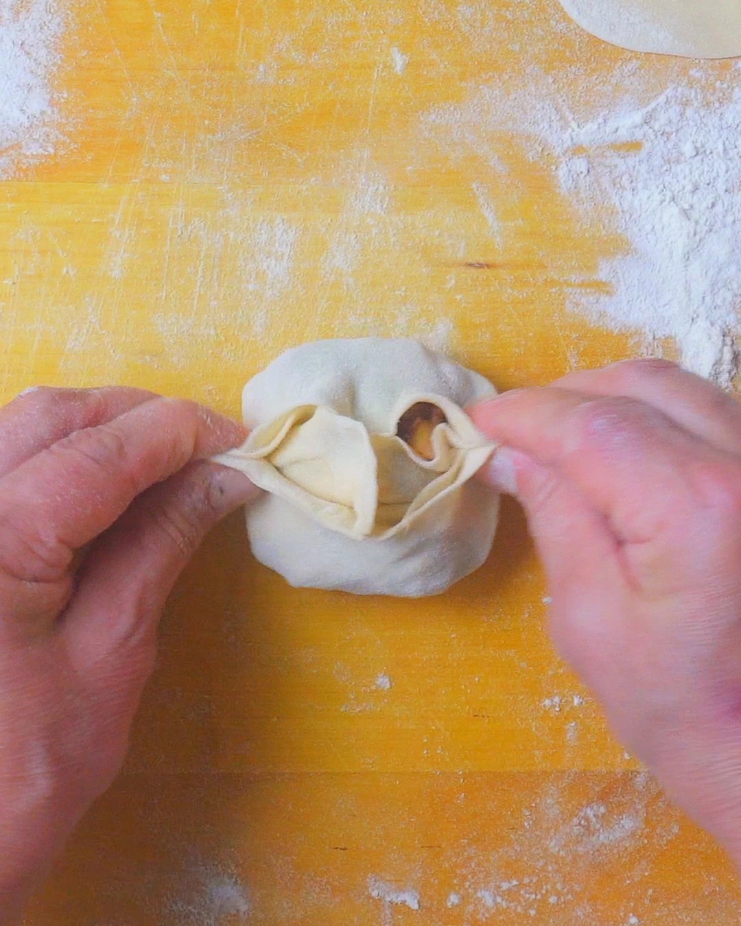 Fill and add butter